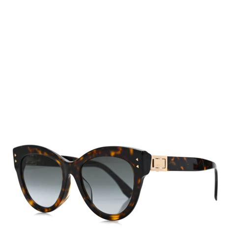 peekaboo sunglasses fendi|FENDI Peekaboo Sunglasses FF0282/S Tortoise .